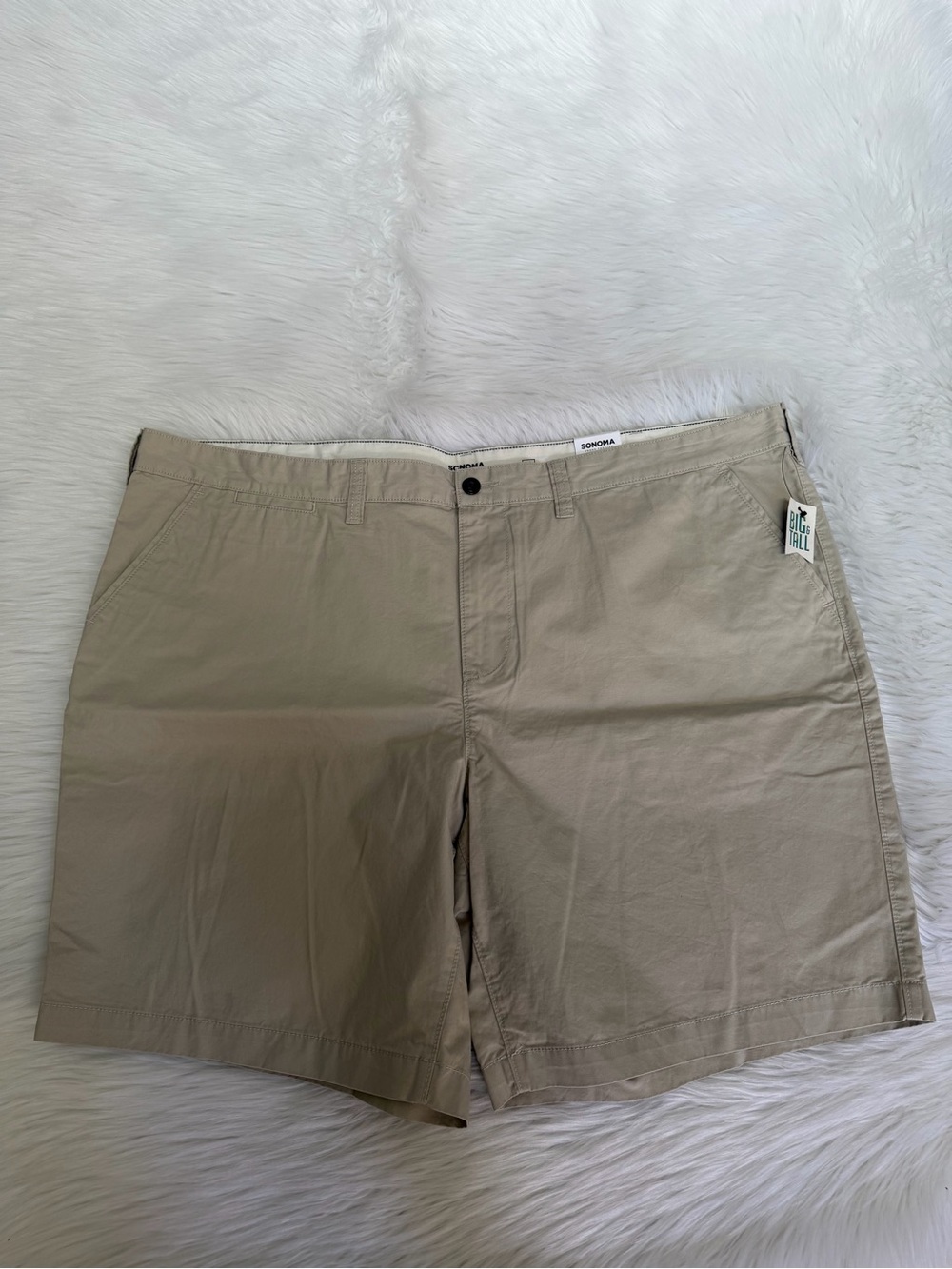 Sonoma Silver Lining Chino Shorts Big & Tall 50
